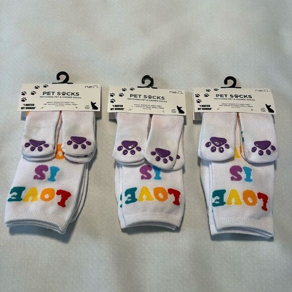 Rainbow Pride Pet Socks Womens Small Dog - Picture 1 of 2